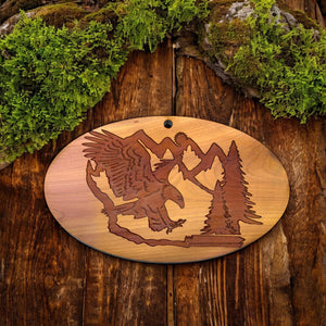 Eagle Mountain - Cedar Ornament