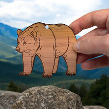 Load image into Gallery viewer, Grizzly Bear - Cedar Ornament