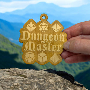 Ornament - Dungeon Master - Raw Wood 3x3in