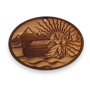 Noahs Ark - Cedar Ornament