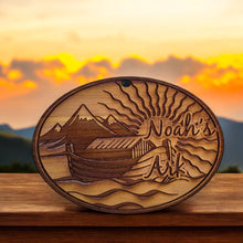 Load image into Gallery viewer, Noahs Ark - Cedar Ornament