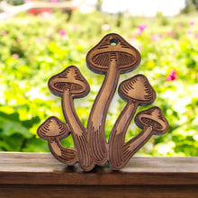 Load image into Gallery viewer, Mushroom Set - Cedar Ornament