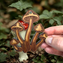 Load image into Gallery viewer, Mushroom Set - Cedar Ornament