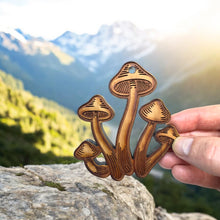 Load image into Gallery viewer, Mushroom Set - Cedar Ornament