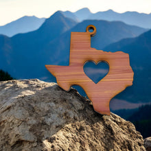 Load image into Gallery viewer, Texas with Heart - Cedar Ornament