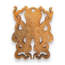 Load image into Gallery viewer, Ornament - Octopus - Raw Wood