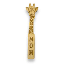 Load image into Gallery viewer, Bookmark - MOM Giraffe - Birch wood