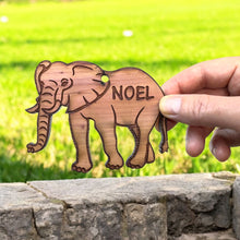 Load image into Gallery viewer, Elephant Noel - Cedar Ornament