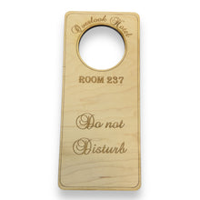 Load image into Gallery viewer, Door Hanger - Overlook Hotel Room 237 9x4in Raw Wood