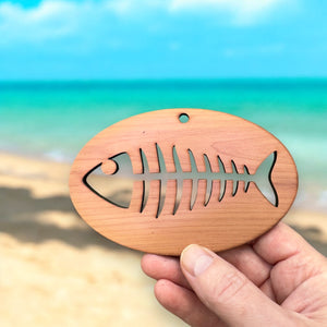 Bone Fish CEDAR Ornament