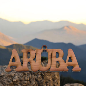 Aruba - Cedar Ornament