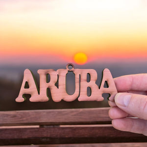 Aruba - Cedar Ornament