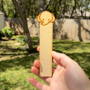 Bookmark - PERSONALIZED - Cute Elephant