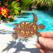 Load image into Gallery viewer, Sea Turtle - Cedar Ornament