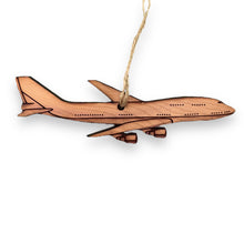 Load image into Gallery viewer, 747 Jet Airplane - Cedar Ornament