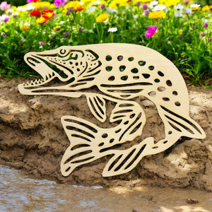 Pike Fish 19x14 Sign