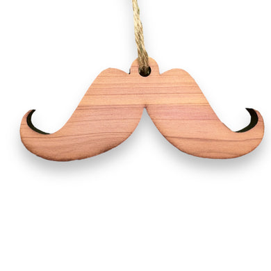 Mustache - Cedar Ornament