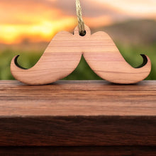 Load image into Gallery viewer, Mustache - Cedar Ornament