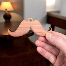 Load image into Gallery viewer, Mustache - Cedar Ornament