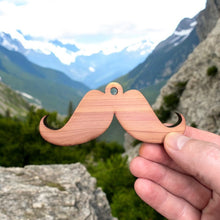 Load image into Gallery viewer, Mustache - Cedar Ornament