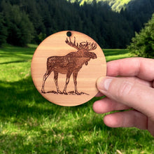 Load image into Gallery viewer, Moose - Cedar Ornament