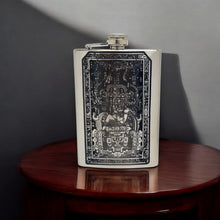 Load image into Gallery viewer, 8oz Mayan Astronaut Stainless Steel Flask