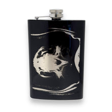 Load image into Gallery viewer, 8oz BLACK Grim Reaper Flask