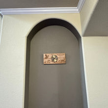 Load image into Gallery viewer, Clock - Cedar Picket - For a Time Deer Scene - 12x5 Inches