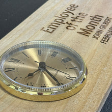 Load image into Gallery viewer, Clock - Cedar Picket - PERSONALIZED - Employee of the Month - 12x5 Inches