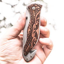 Load image into Gallery viewer, Knife - Polynesian Tribal 138