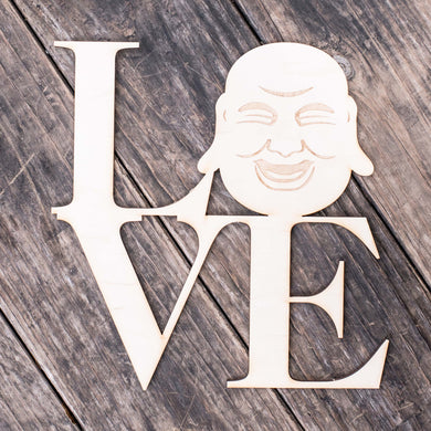 Love Sign - Buddha - 11x10