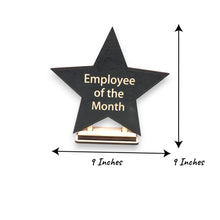 Load image into Gallery viewer, Award - CUSTOM - Employee Of The Month Star with STAND