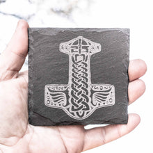 Load image into Gallery viewer, Coaster - Slate - Mjolnir - SET OF 2