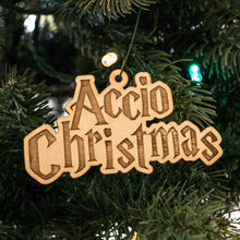 Load image into Gallery viewer, Ornament - Accio Christmas - Raw Wood 2x4in