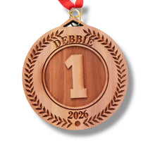 Load image into Gallery viewer, Award - PERSONALIZED 1st 2nd &amp; 3rd Place Standard Medals - Cedar