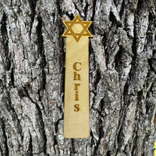 Load image into Gallery viewer, Bookmark - Personalized Star of David - Bookmark