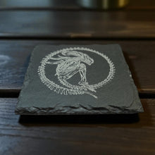 Load image into Gallery viewer, Coaster - Slate - Alien Fossil - SET OF 2
