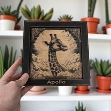 Load image into Gallery viewer, Framed Art - PERSONALIZED - CUSTOM - Giraffe