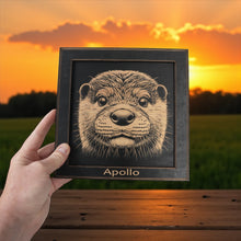 Load image into Gallery viewer, Framed Art - PERSONALIZED - CUSTOM - Otter