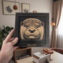Load image into Gallery viewer, Framed Art - PERSONALIZED - CUSTOM - Otter