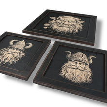 Load image into Gallery viewer, Framed Art - CUSTOM - Gnome SET of 3 Pictures