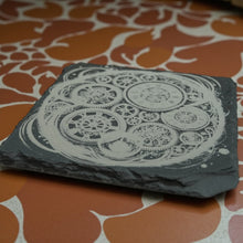 Load image into Gallery viewer, Coaster - Slate - Arcane Timepiece - SET OF 2