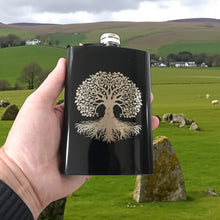 Load image into Gallery viewer, 8oz - CUSTOM - Celtic Tree of Life Flask