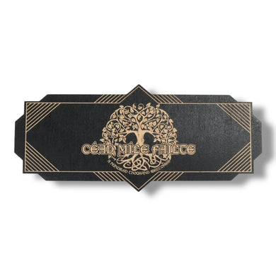 Art Deco Céad Míle Fáilte - A Hundred Thousand Welcomes - CUSTOM - BLACK Sign