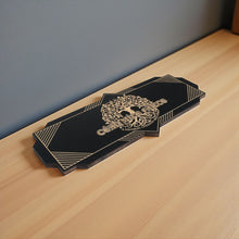 Load image into Gallery viewer, Art Deco Céad Míle Fáilte - A Hundred Thousand Welcomes - CUSTOM - BLACK Sign