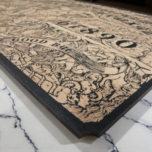 Load image into Gallery viewer, Spirit Board - Dante's Inferno with Skull Cursor WITH STAND - Sign