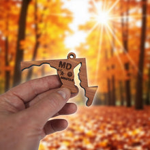 Load image into Gallery viewer, Ornament - CUSTOM - Maryland State State with Cities