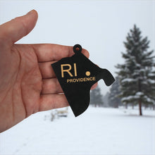 Load image into Gallery viewer, Ornament - CUSTOM - Rhode Island State with Cities
