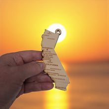 Load image into Gallery viewer, Ornament - CUSTOM - California State with Cities