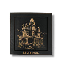 Load image into Gallery viewer, Framed Art - PERSONALIZED - CUSTOM - Haunted Mansion - Halloween
